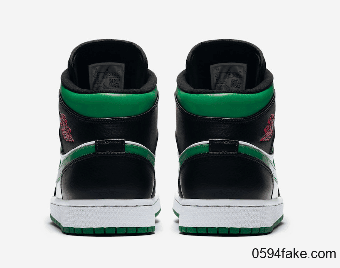 黑绿脚趾?Air Jordan 1 Mid “Pine Green”释出官图! 货号:554724-067