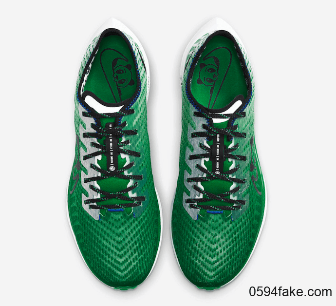 清新慈善配色+可爱熊猫图案！Nike Zoom Pegasus Turbo 2“ Doernbecher”释出官图！ 货号：CV8077-300