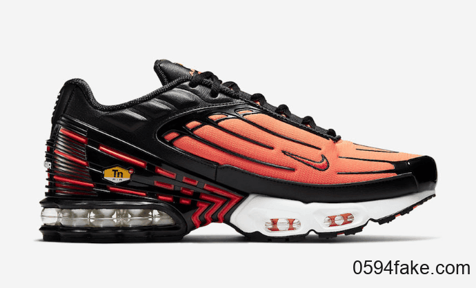 活力橘色系！Nike Air Max Plus 3新配色即将发售！ 货号：CD7055-001
