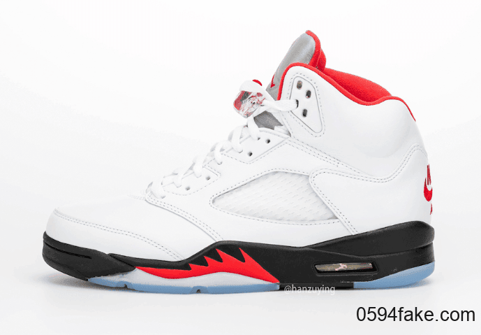 “流川枫”配色Air Jordan 5“Fire Red”最新实物图来了！看完分分钟种草！ 货号：CT4838-102