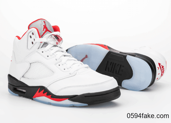 “流川枫”配色Air Jordan 5“Fire Red”最新实物图来了！看完分分钟种草！ 货号：CT4838-102