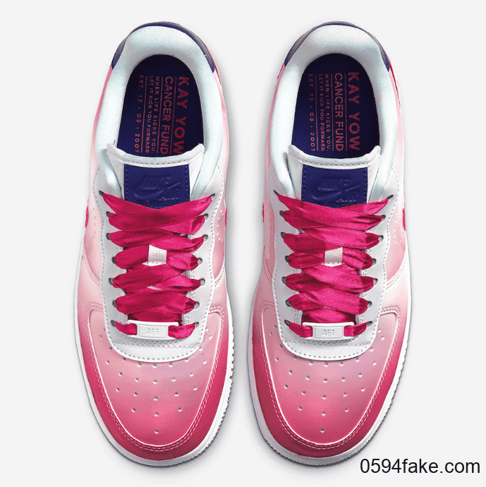 抗乳腺癌配色！Nike Air Force 1“Kay Yow”即将发售！ 货号：CT1092-100