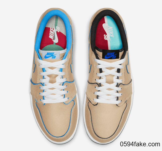 鸳鸯刮刮乐！全新Nike SB x Air Jordan 1下月发售！ 货号：CJ7891-200