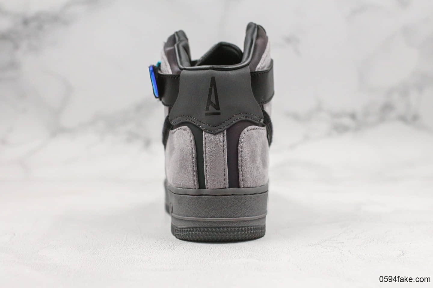 耐克Nike Air Force 1 x A Maniere纯原版本亚特兰大地标志性潮流店铺联名低帮空军一号高帮黑灰色原盒原标内置气垫 货号:CT6665-001