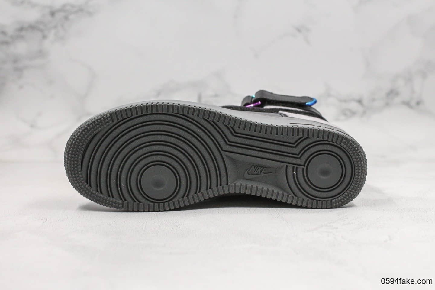 耐克Nike Air Force 1 x A Maniere纯原版本亚特兰大地标志性潮流店铺联名低帮空军一号高帮黑灰色原盒原标内置气垫 货号:CT6665-001