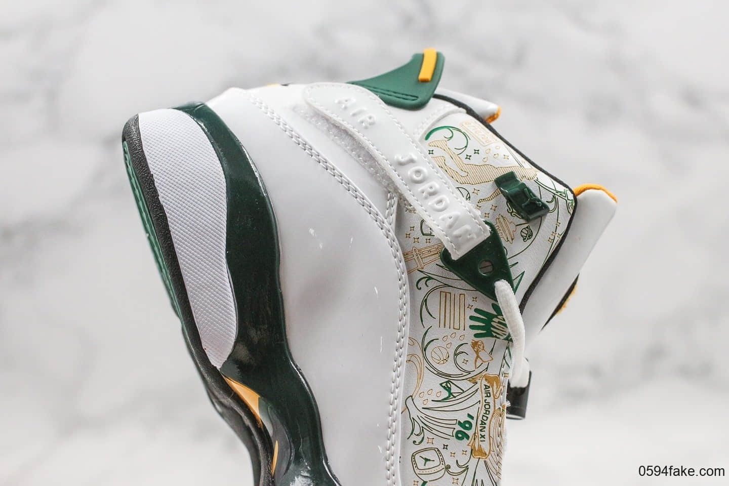 乔丹Air Jordan 6 rings纯原版本稀有复古配色98年公牛队于西雅图击败西雅图超音速队配色AJ6原盒原标原档案数据开发 货号:322992-102