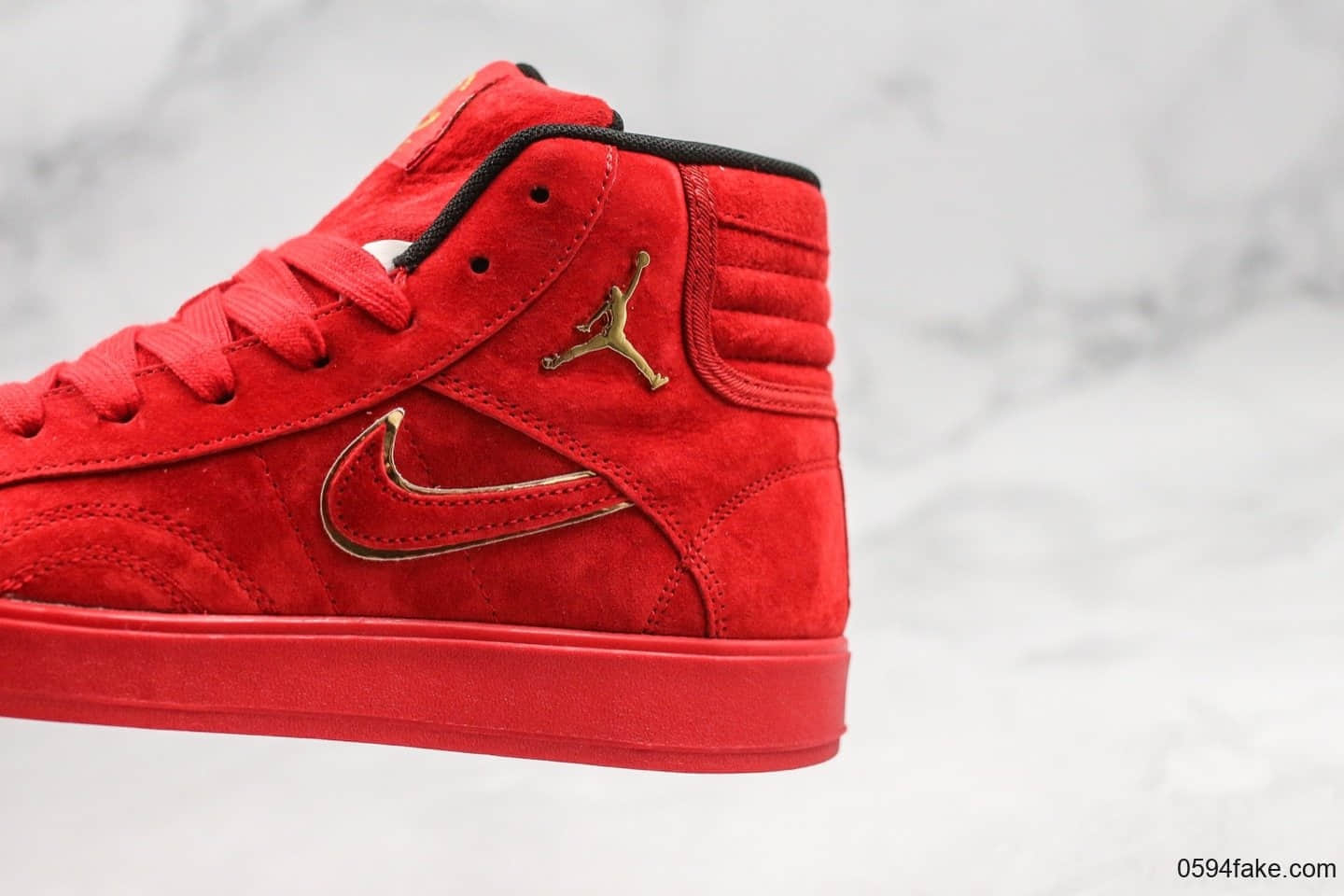 乔丹Air Jordan 1 x EDison CHEN公司级版本陈冠希联名款春节限定配色AJ1内置气垫真刺绣恭喜发财 货号：AA819953-001