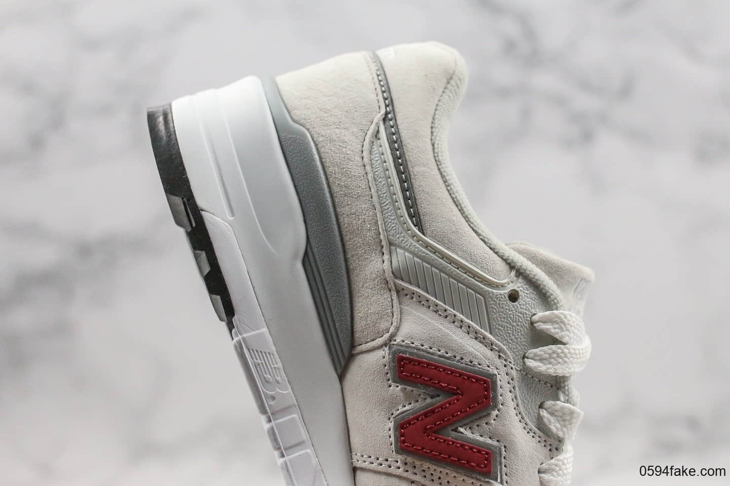 新百伦New Balance 997纯原版本米白色魔术贴NB997换钩3M配色原楦头纸板打造原鞋开模一比一 货号：M997JWT