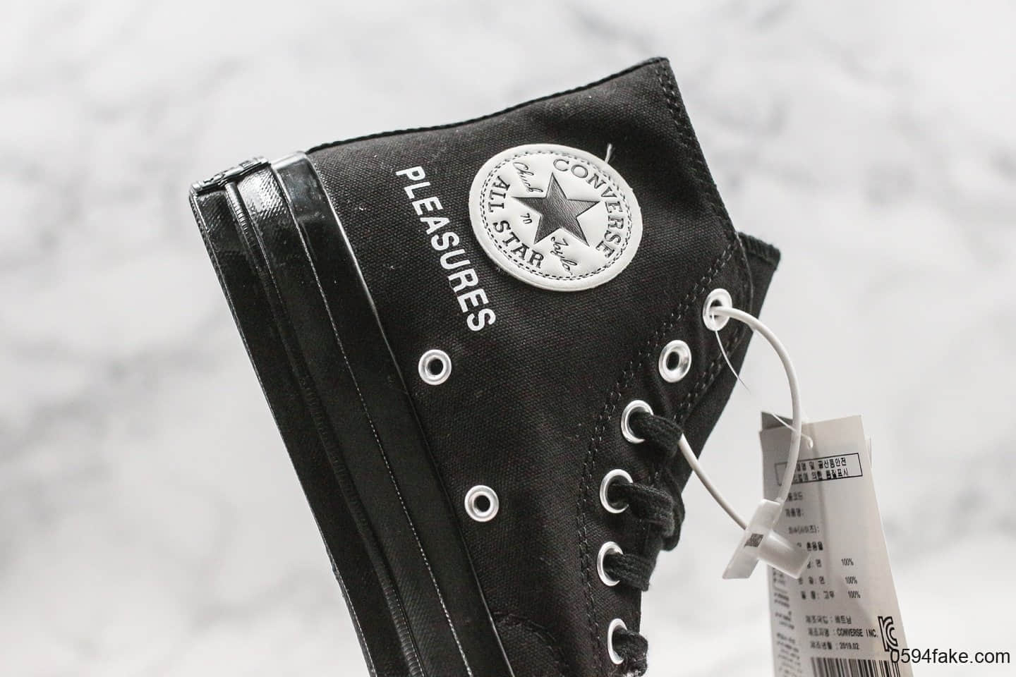 匡威Converse x PLEASURES x Joy Division公司级版本三方联名款黑白灰限量版原厂硫化大底原盒原标