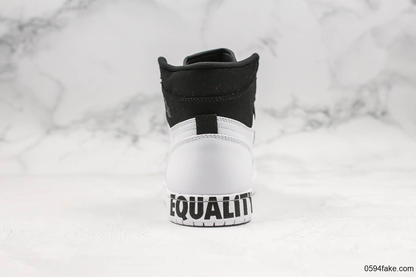 乔丹Air Jordan 1 Retro High Equality公司级版本黑人月AJ1熊猫配色原盒原标原档案数据开发 货号：AQ7474-001