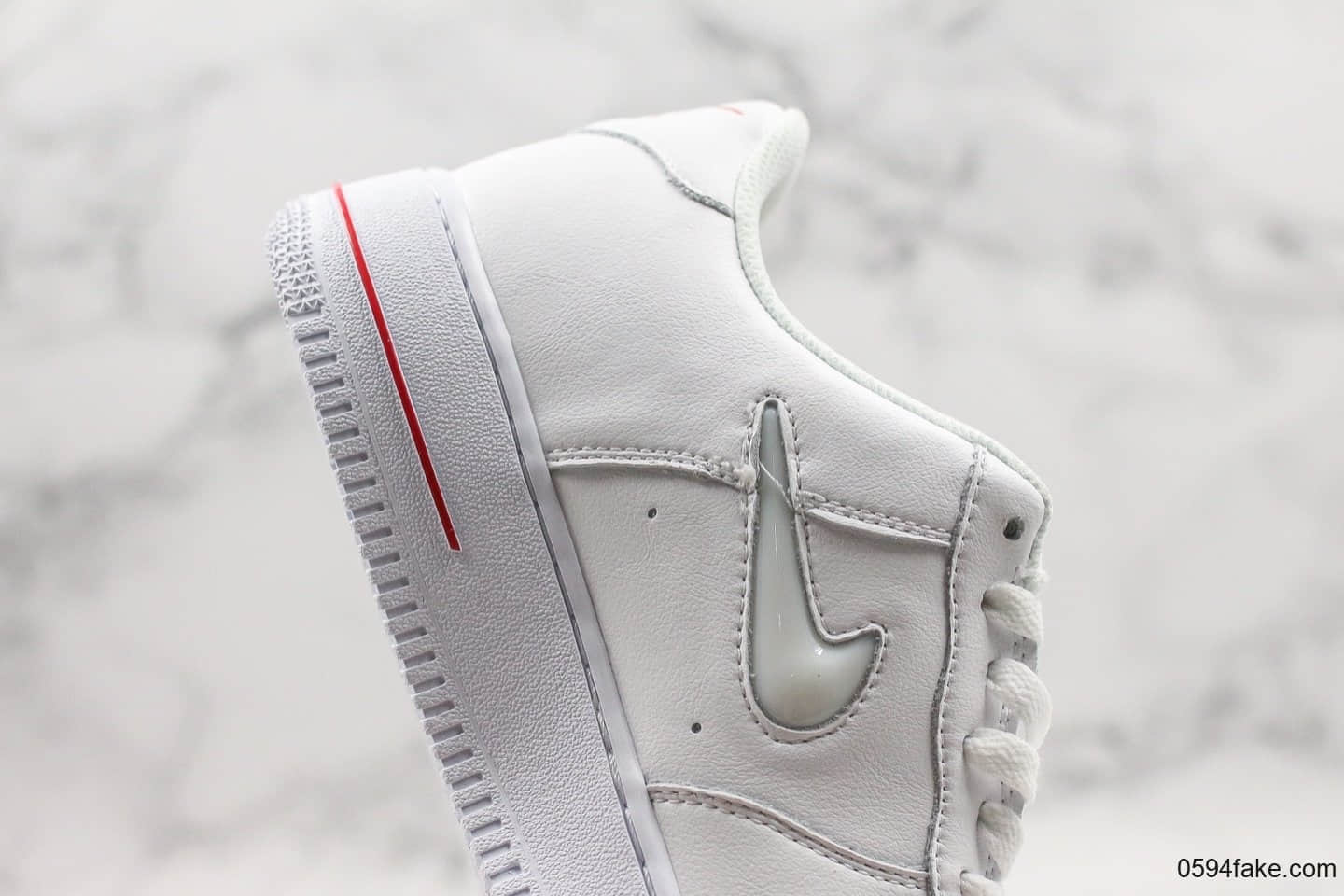 耐克Nike Air Force 1 Low Jewel纯原版本低帮复古小勾白配色内置气垫全新系列原盒原标 货号:CT3438-100