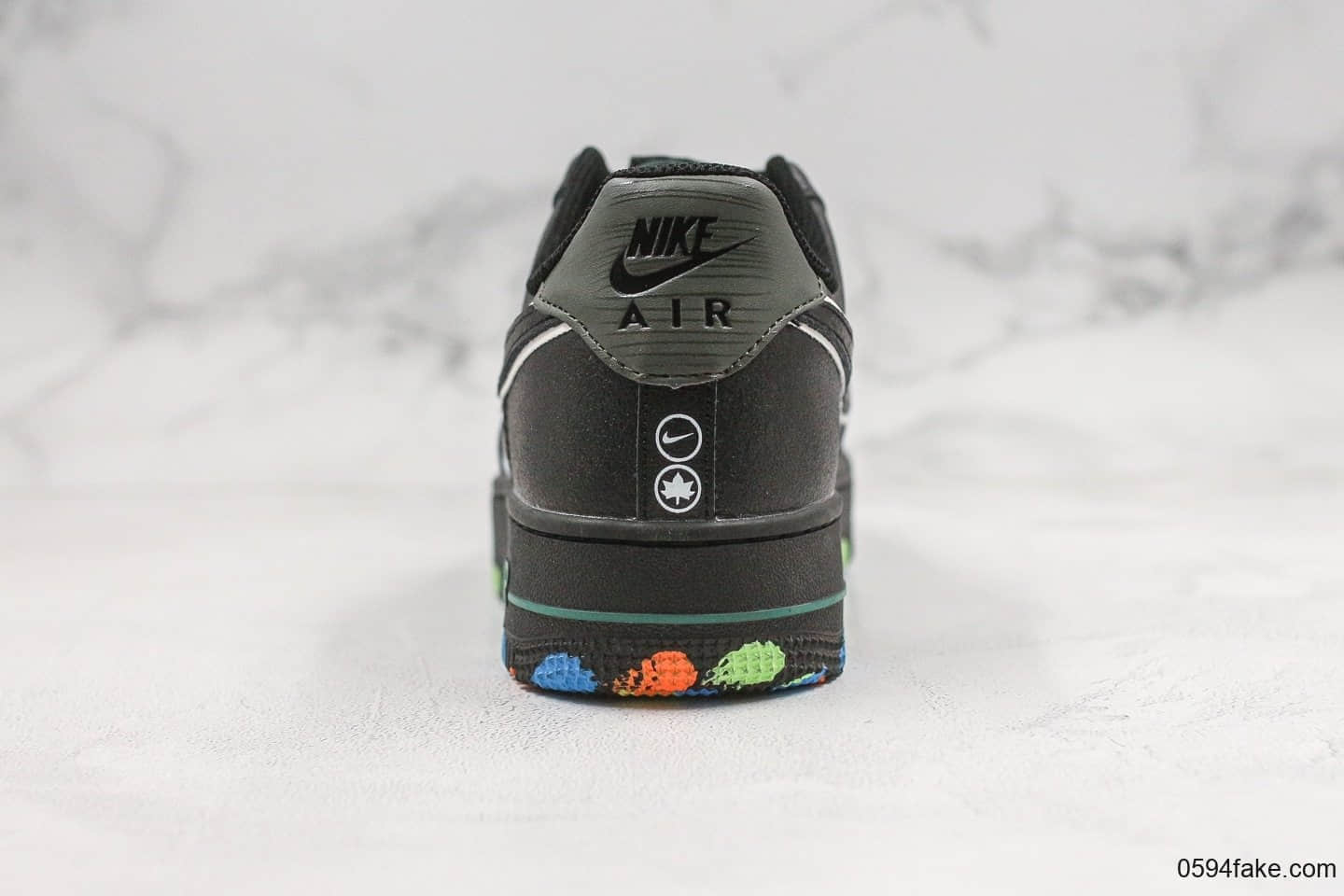 耐克Nike Air Force 1 NYC Parks纯原版本低帮空军一号纽约中央公园黑配色内置全掌气垫原盒原标 货号：CT1518-001