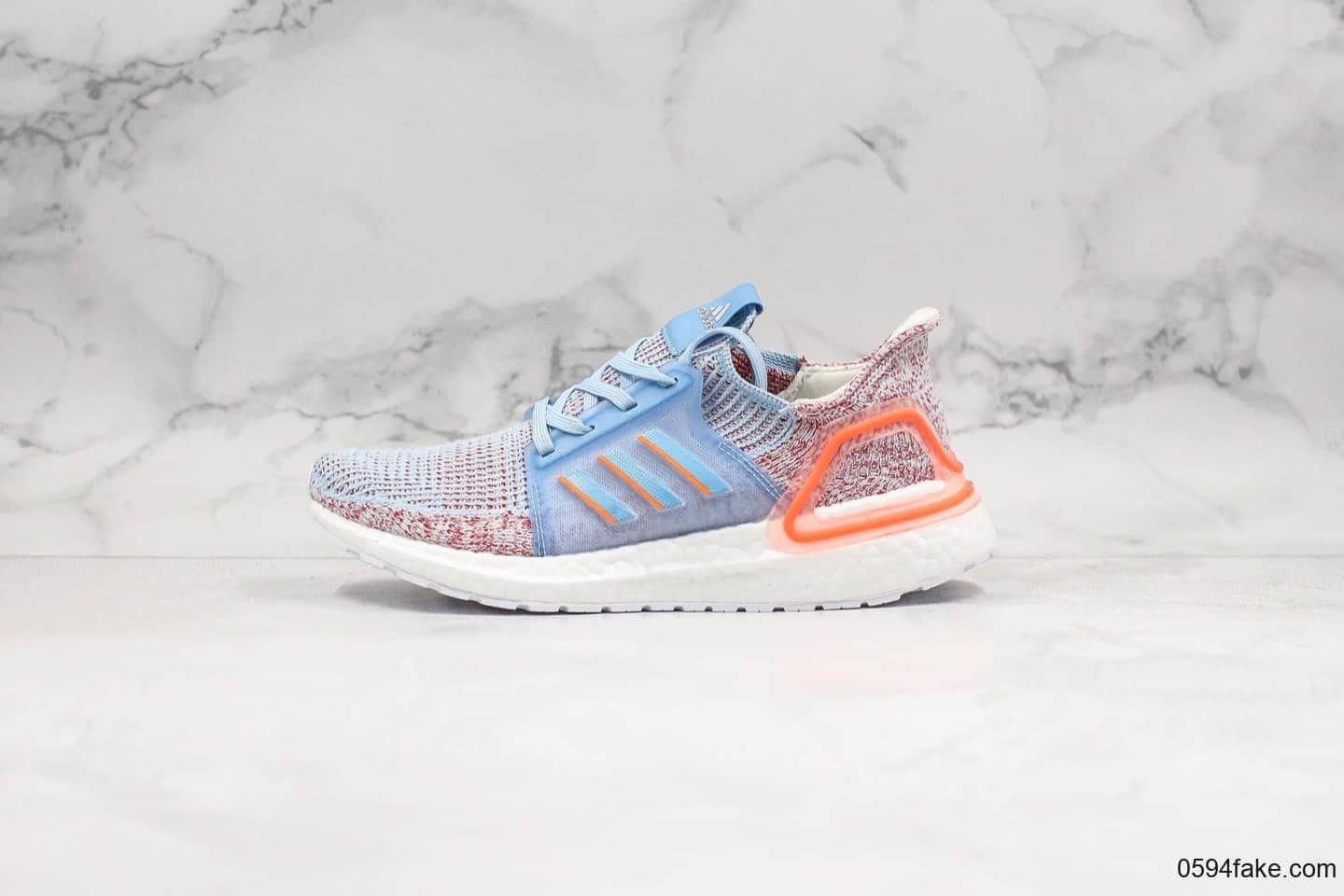 阿迪达斯Adidas UltraBoost19 CONSORTIUM纯原版本珊瑚粉配色UB爆米花5.0原厂Boost缓震大底原盒原标 货号：G27483