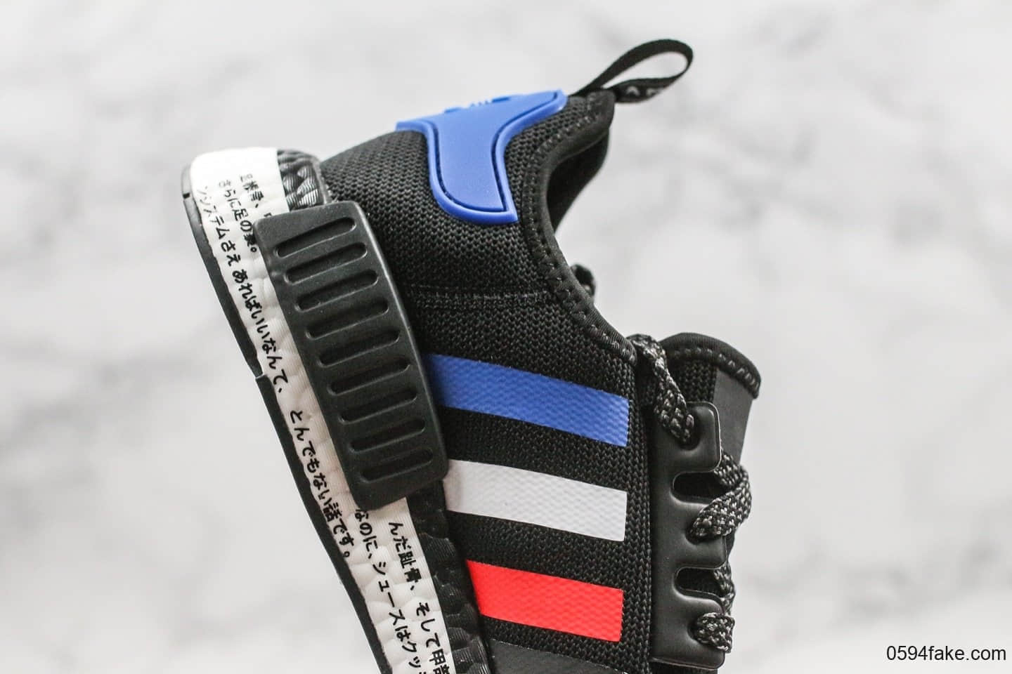 阿迪达斯Adidas Originals NMD_R1纯原版本爆米花NMD系列红蓝配色原装高弹Boost缓震颗粒大底 货号:FV8428