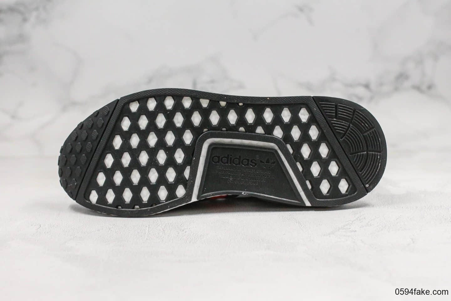 阿迪达斯Adidas Originals NMD_R1纯原版本爆米花NMD系列红蓝配色原装高弹Boost缓震颗粒大底 货号:FV8428