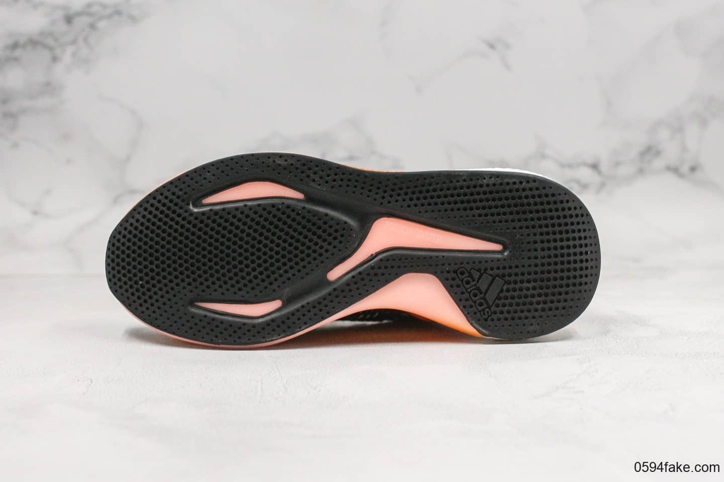 阿迪达斯Adidas Alphaboost System纯原版本阿尔法爆米花黑橙色内置原厂Boost缓震中底搭载马牌防滑橡胶外底 货号:FW8308