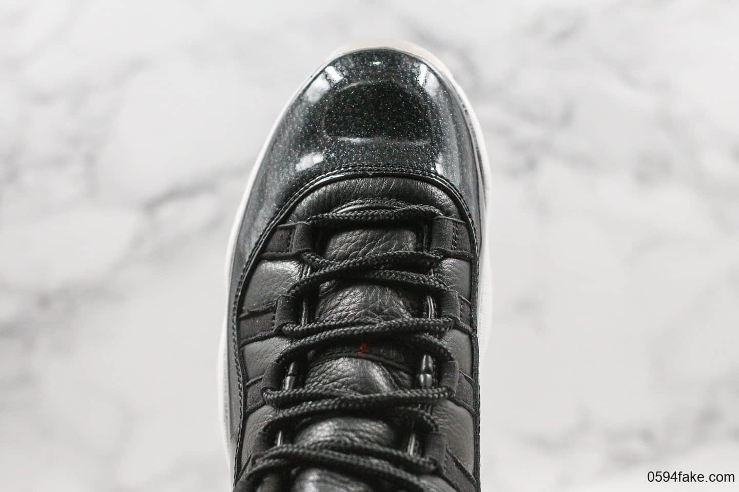 乔丹Air Jordan 11 Retro 72-10纯原版本黑白大魔王AJ11内置全掌真碳纤维板原盒配件支持实战 货号：378037-002