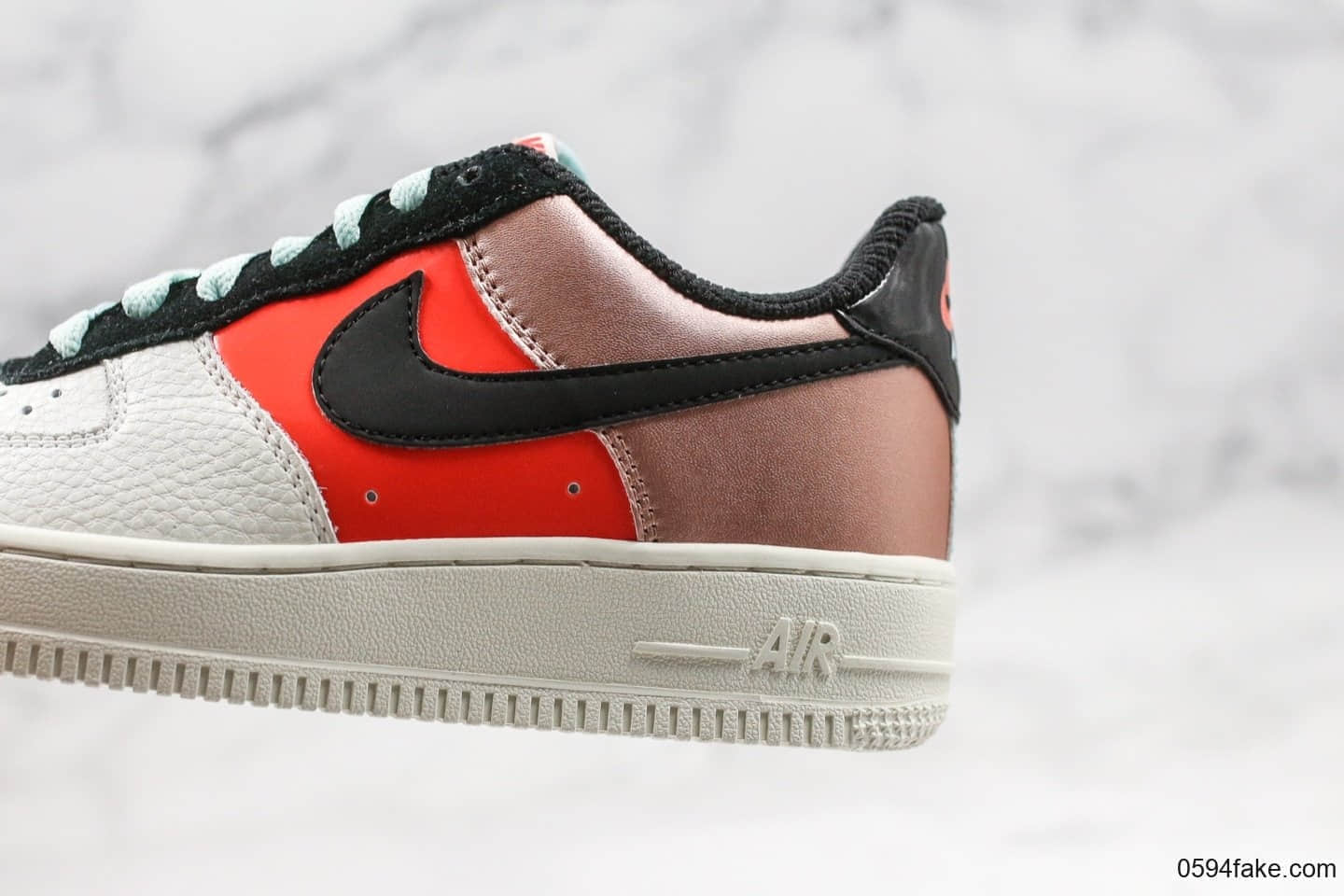 耐克Nike Air Force 1 Low纯原版本低帮空军一号粉白红内置全掌气垫原楦头纸板打造原档案数据开发 货号:CT3429-900