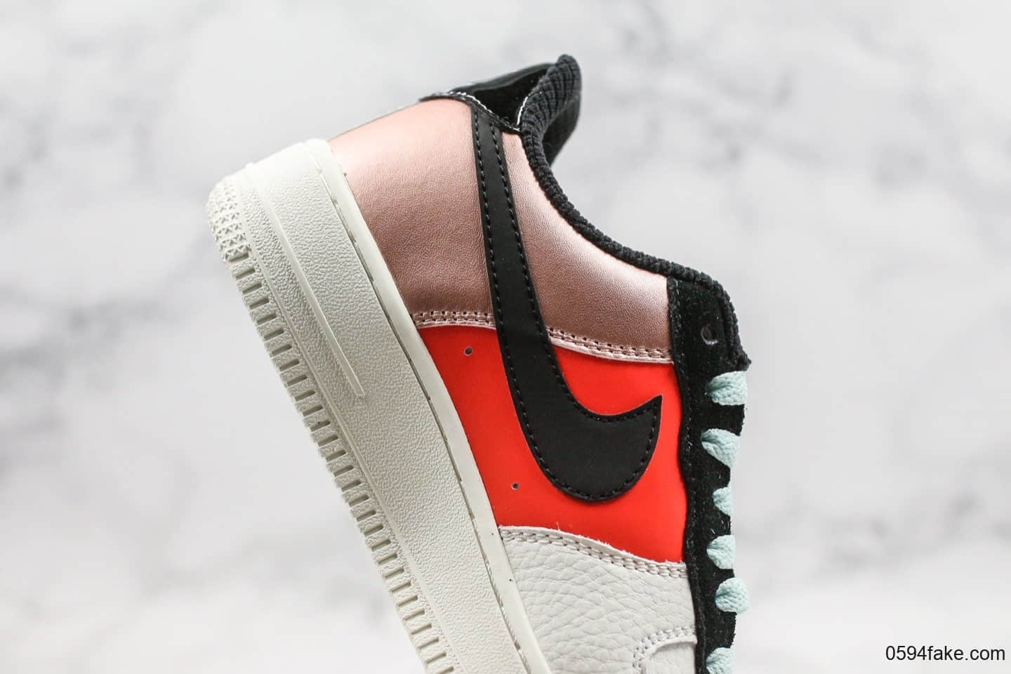 耐克Nike Air Force 1 Low纯原版本低帮空军一号粉白红内置全掌气垫原楦头纸板打造原档案数据开发 货号:CT3429-900