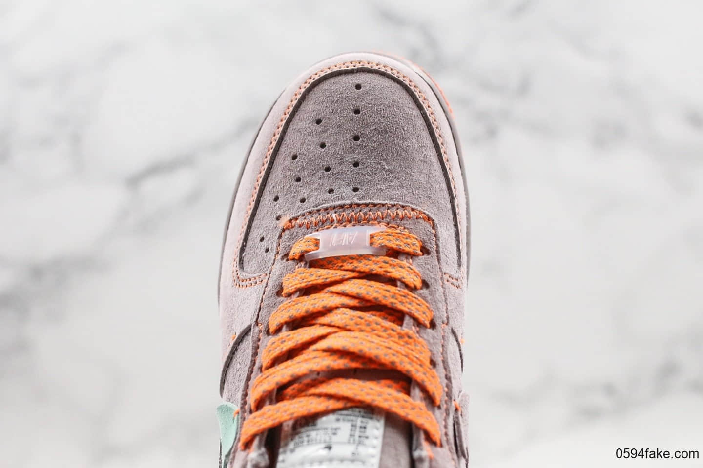 耐克Nike Air Force 1 07 Low纯原版本低帮空军一号断勾香芋紫橘配色内置全掌气垫原盒原标正确翻毛皮 货号:CT7358-600