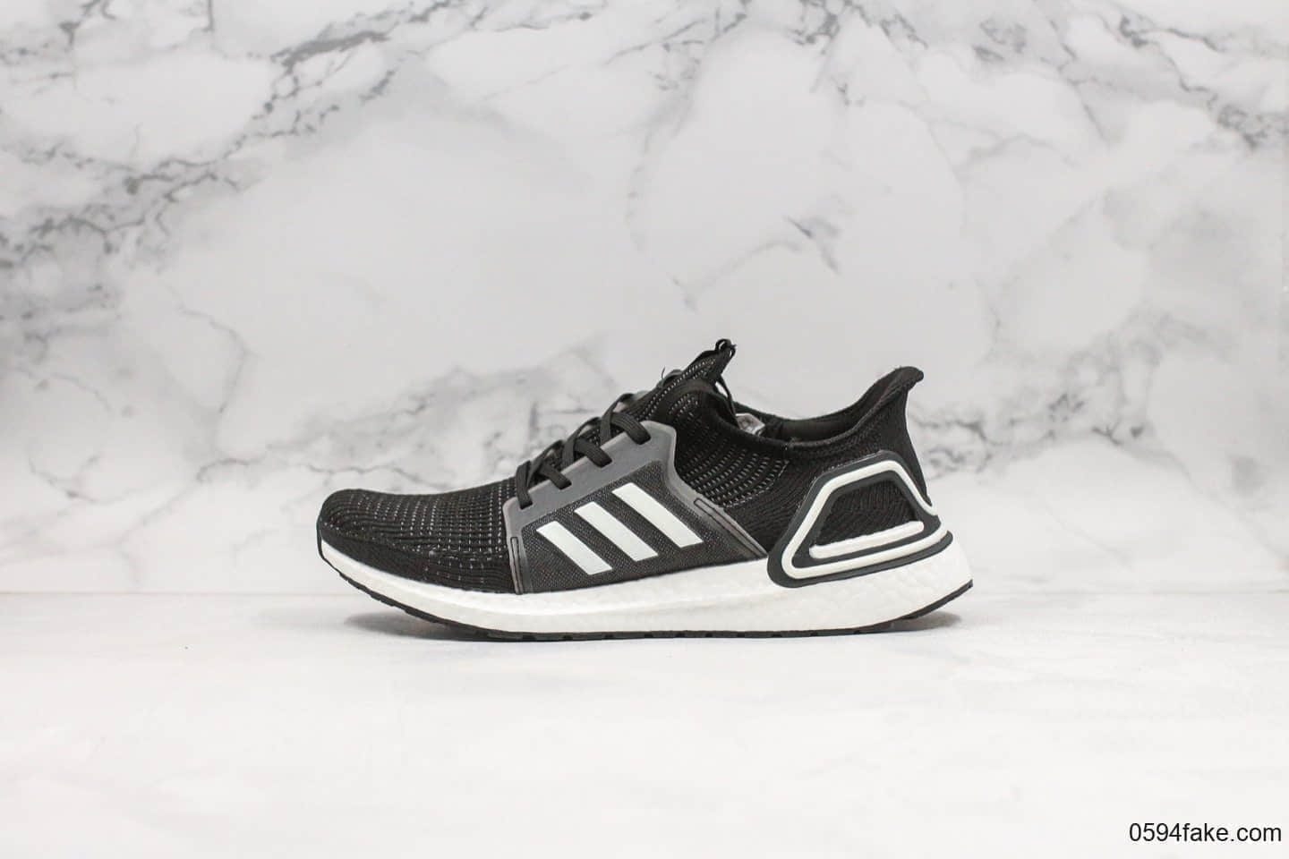 阿迪达斯Adidas UltraBoost19 CONSORTIUM纯原版本爆米花UB5.0黑白限定配色原厂巴斯夫大底官方同步抗扭转系统 货号:EH1014