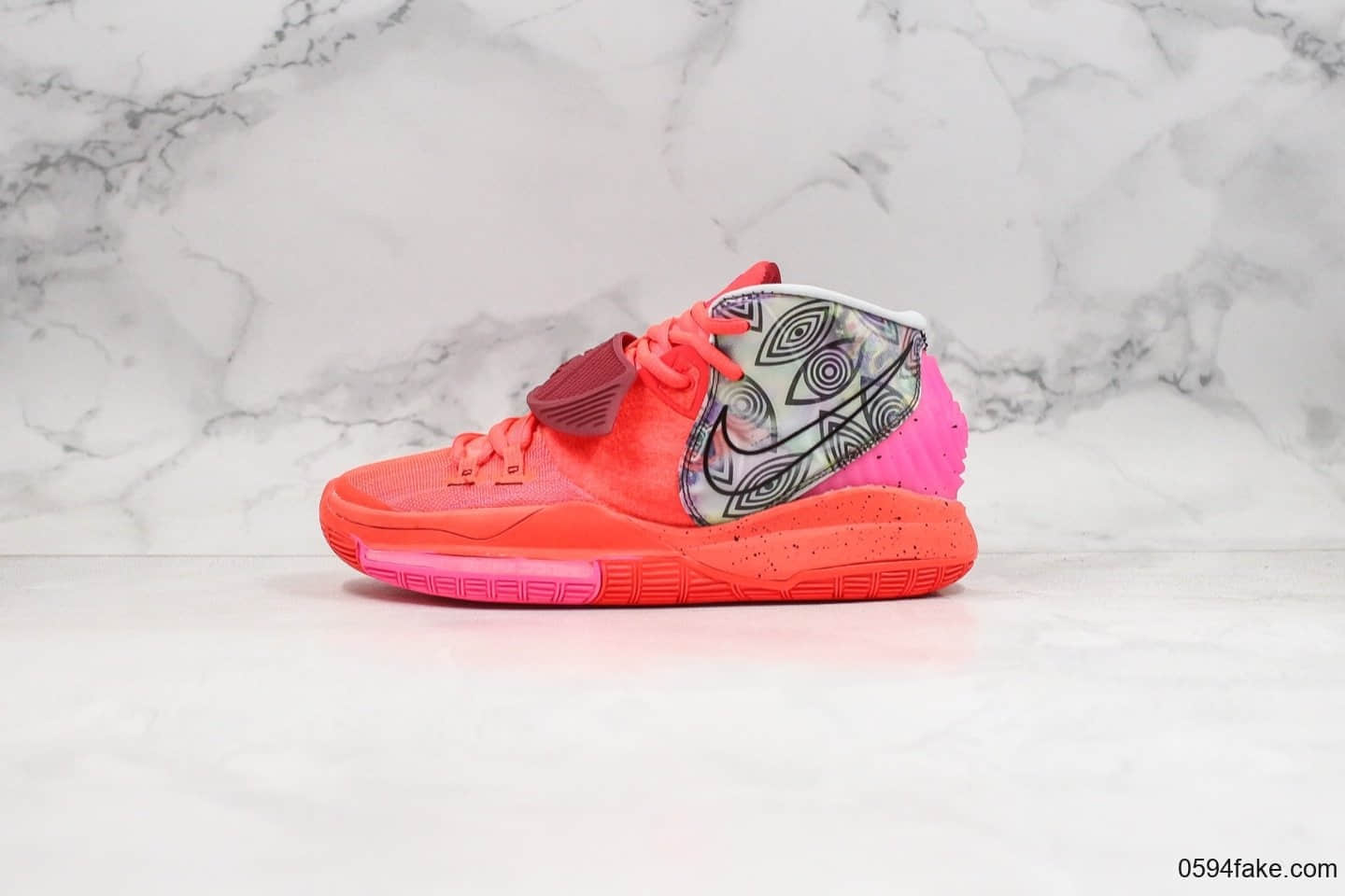 耐克Nike Kyrie 6 Pre-Heat Berlin纯原版本欧文6代城市限定柏林配色原档案数据开发内置气垫 货号:CN9839-600