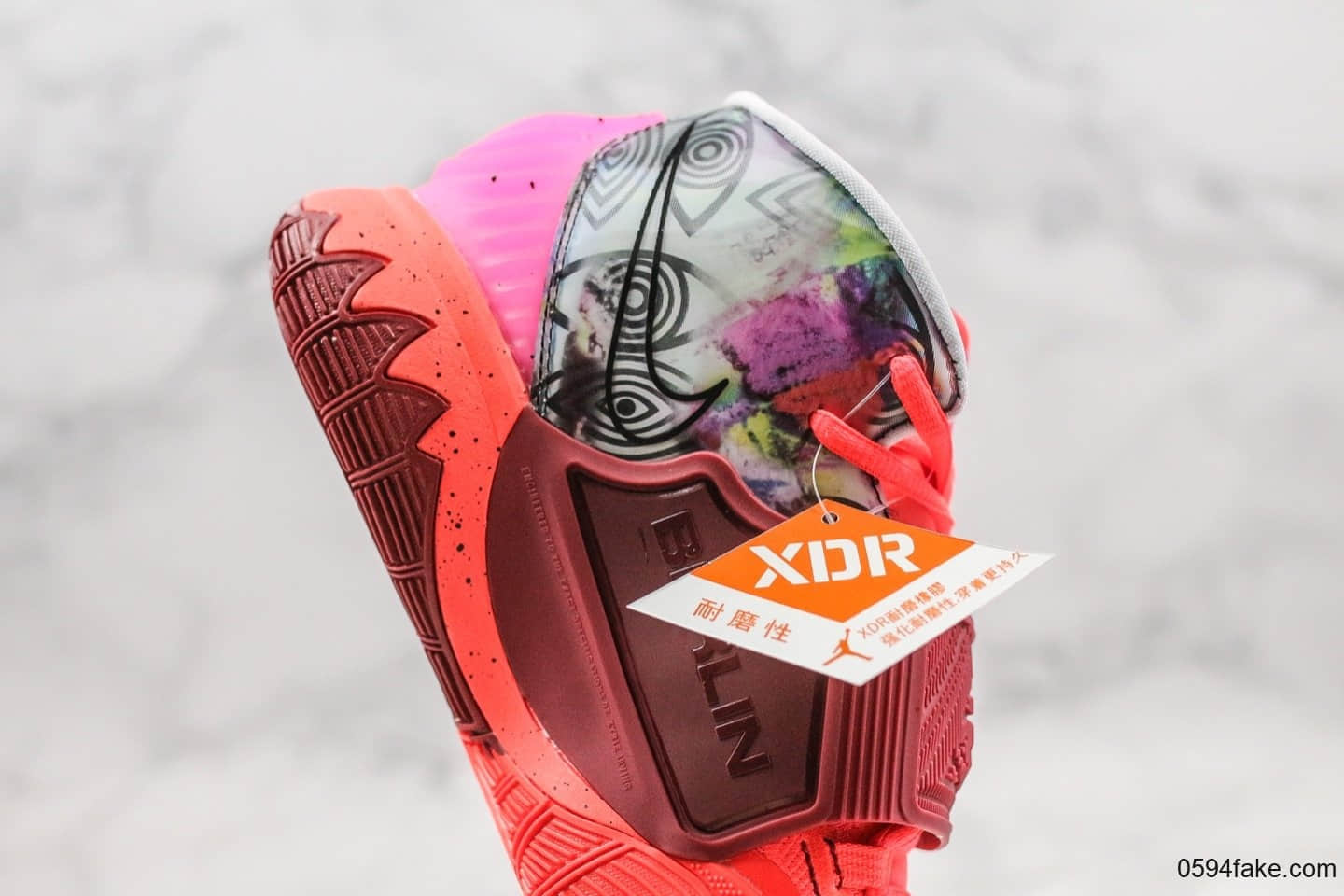 耐克Nike Kyrie 6 Pre-Heat Berlin纯原版本欧文6代城市限定柏林配色原档案数据开发内置气垫 货号:CN9839-600