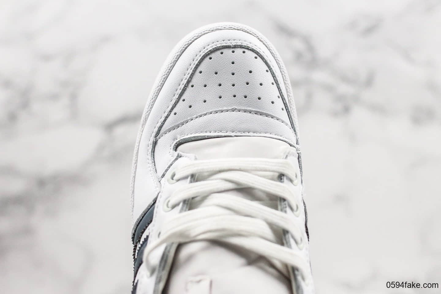 阿迪达斯Adidas Forum Mid RS XL纯原版本中帮复古篮球鞋全头层皮中高板板鞋原盒原标原鞋开模一比一打造