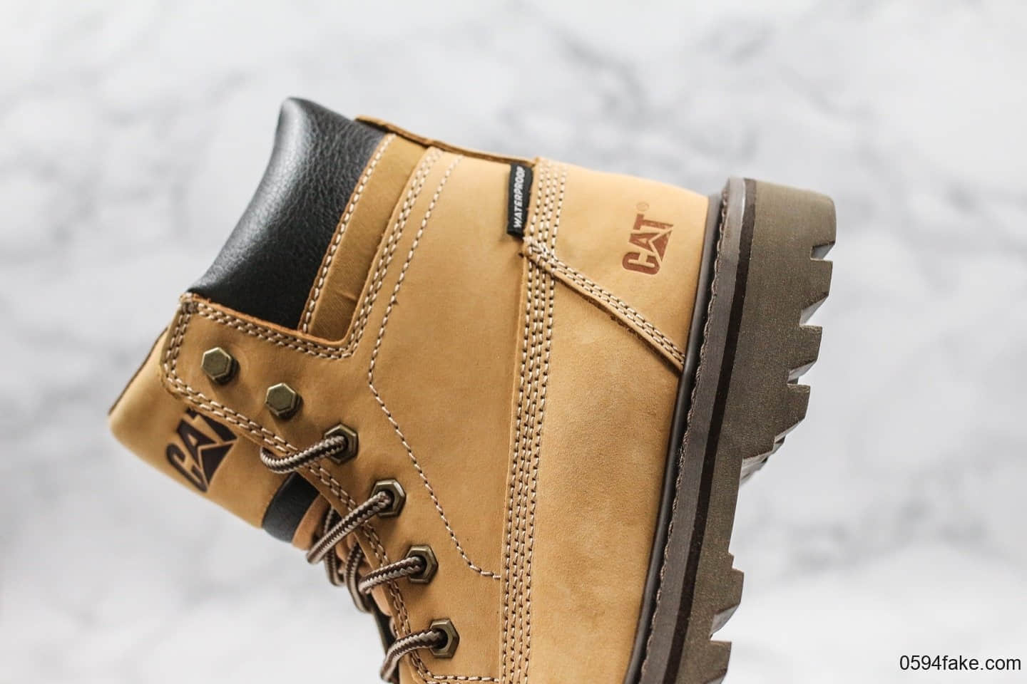 卡特Cat 720纯原版本推土机户外工装鞋二代进口五金皮原鞋开模一比一打造进口橡胶大底