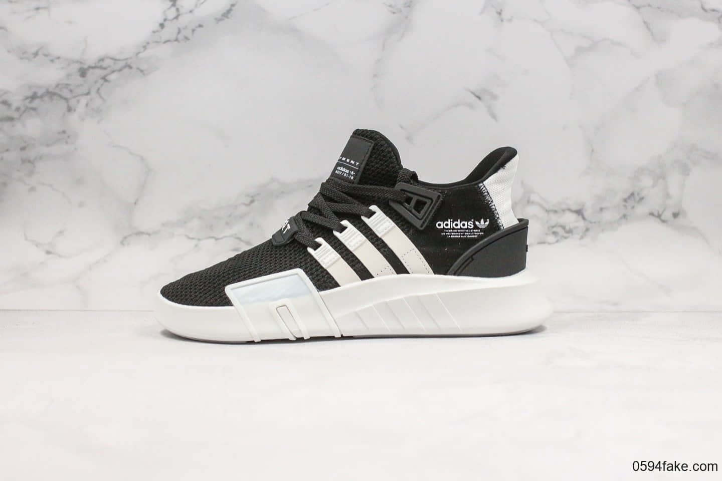 阿迪达斯Adidas EQT BASK ADV纯原版本杨颖上脚同款eqt黑色原厂RB底片正确PU镂空大底 货号:FU9397