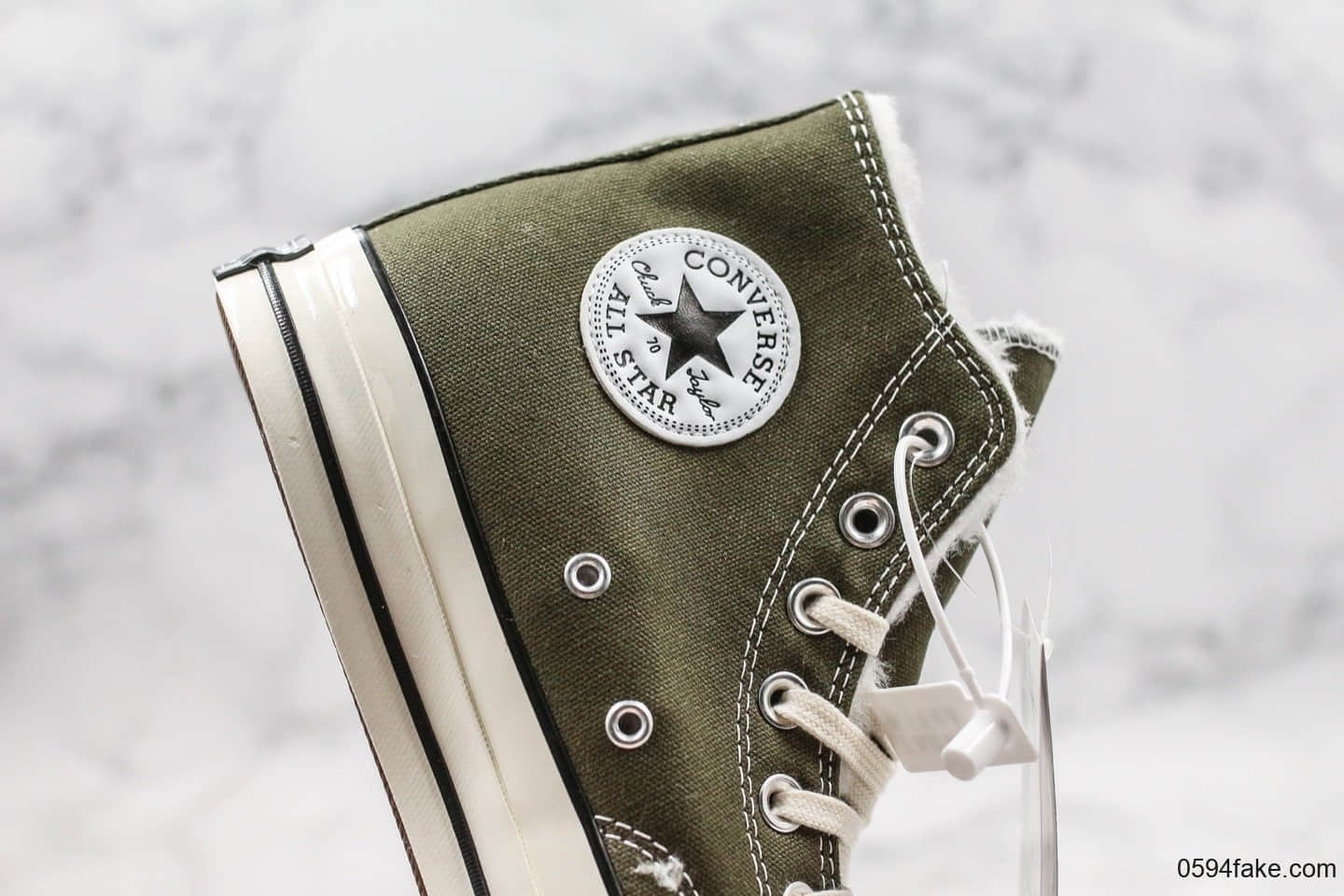 匡威Converse Chuck 70公司级版本橄榄绿秋冬加绒系列原盒原标原档案数据开发