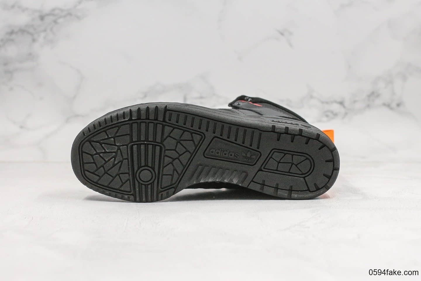 阿迪达斯Adidas Rivalry TR纯原版本高帮经典运动鞋黑色高弹EVA中底原楦头原纸板打造 货号:EE5528