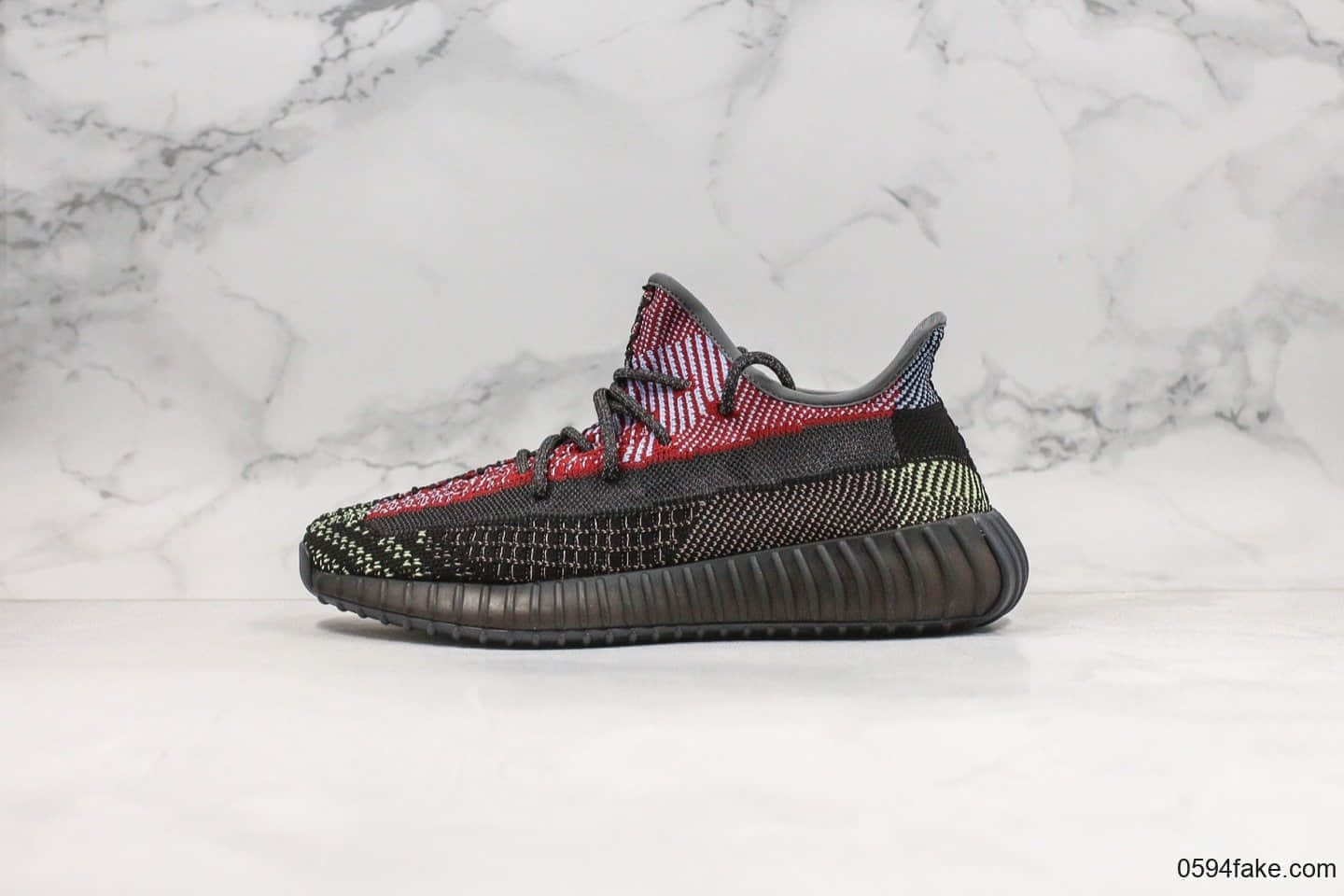 阿迪达斯Adidas YEEZY BOOST 350 V2 YECHEIL公司级版本乞丐拼接黑红满天星原厂Boost满钉大底原厂织面 货号：FX4145