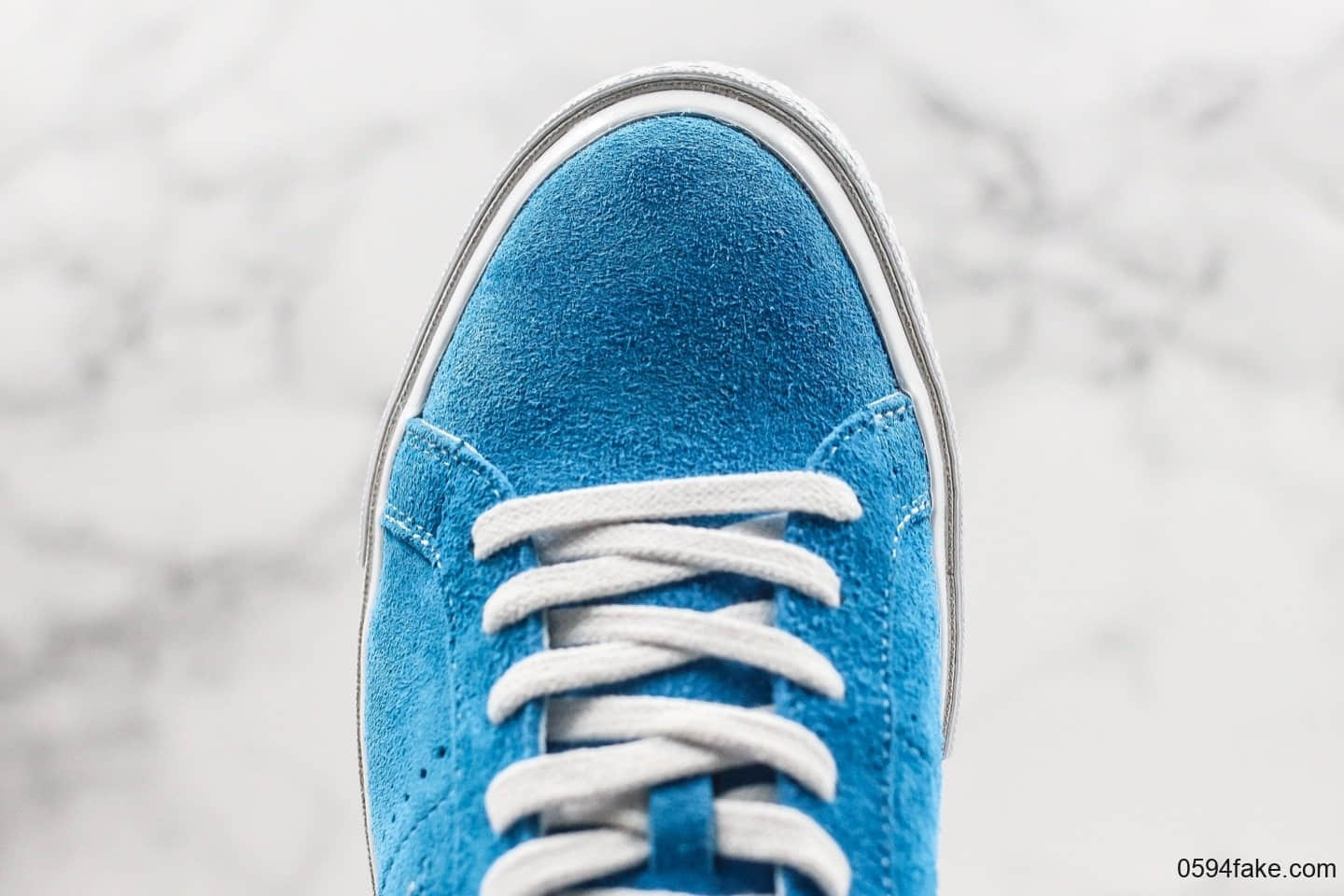 匡威Converse One Star公司级版本木村一星经典蓝色翻毛皮正确PU硅蓝中底原厂硫化大底正确无色差 货号:1616134