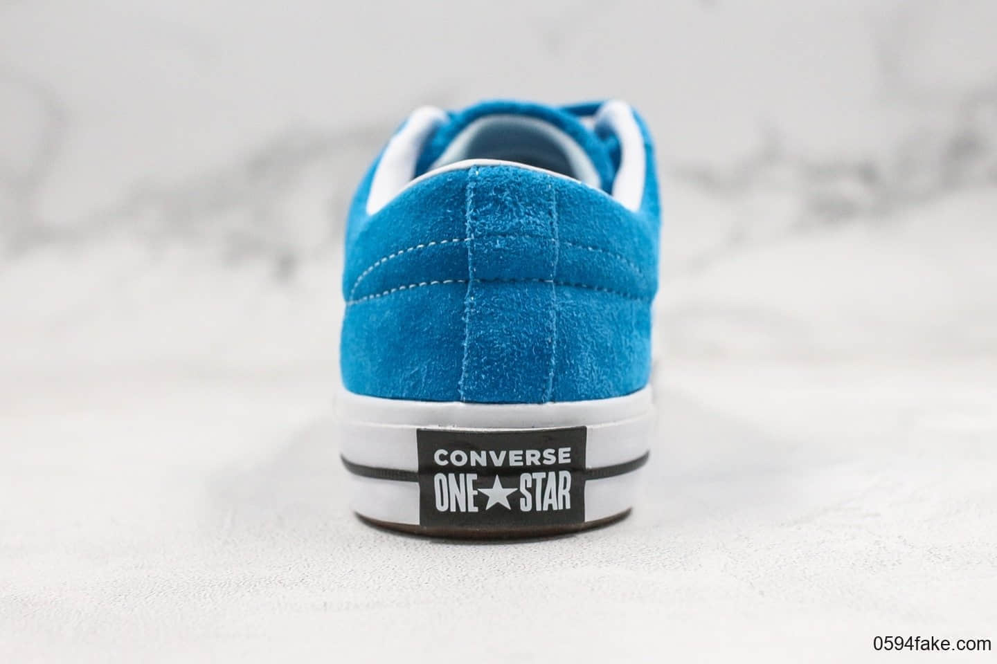 匡威Converse One Star公司级版本木村一星经典蓝色翻毛皮正确PU硅蓝中底原厂硫化大底正确无色差 货号:1616134