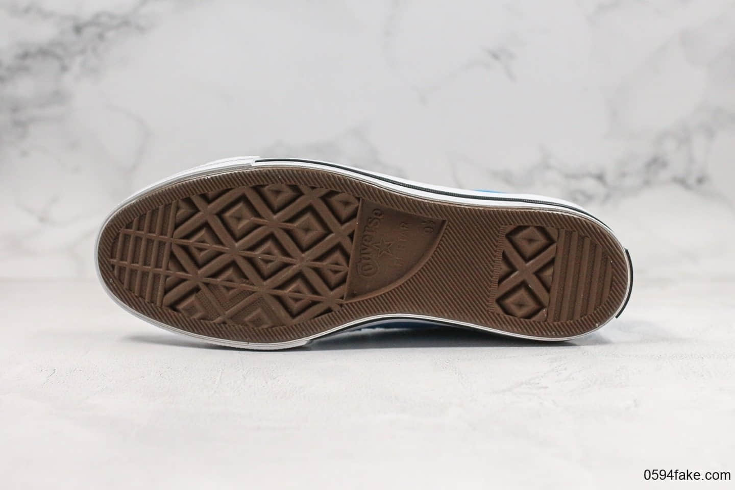 匡威Converse One Star公司级版本木村一星经典蓝色翻毛皮正确PU硅蓝中底原厂硫化大底正确无色差 货号:1616134