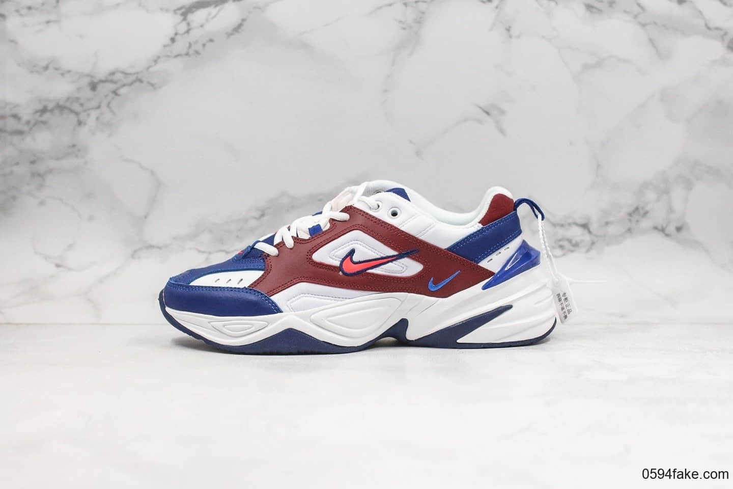 耐克Nike M2K Tekno Pink Foam纯原版本复古潮流M2K老爹鞋黑蓝红原盒原标区别市面通货版本 货号:AV4789-107