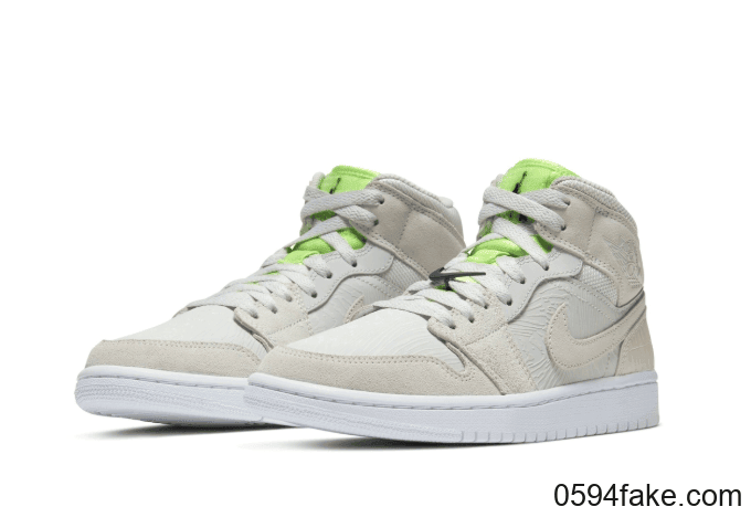 鳄鱼纹+斑马纹+3M反光！全新Air Jordan 1 Mid即将登场！