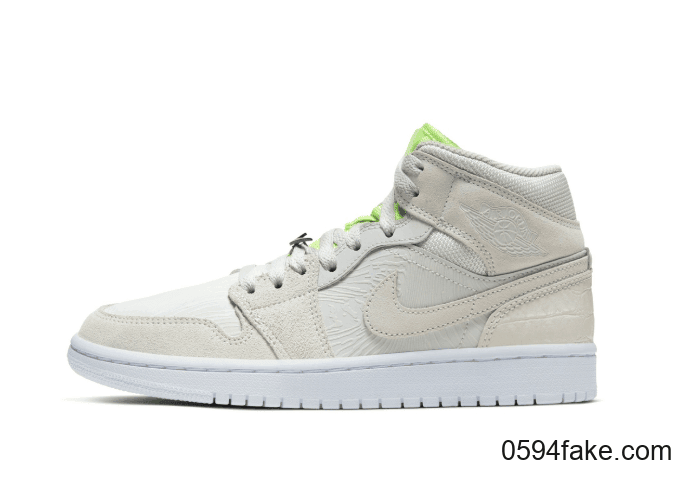鳄鱼纹+斑马纹+3M反光！全新Air Jordan 1 Mid即将登场！