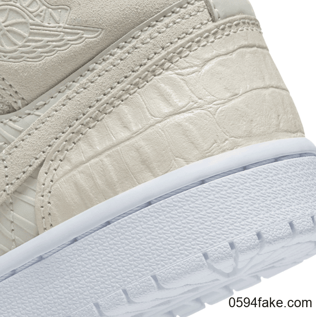 鳄鱼纹+斑马纹+3M反光！全新Air Jordan 1 Mid即将登场！