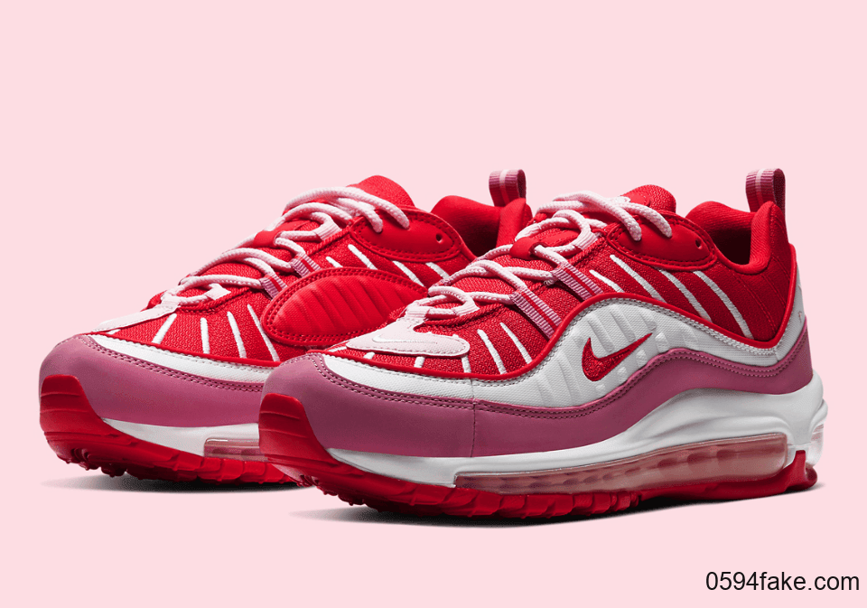 Nike Air Max 98情人节配色即将登场！ 货号：CI3709-600