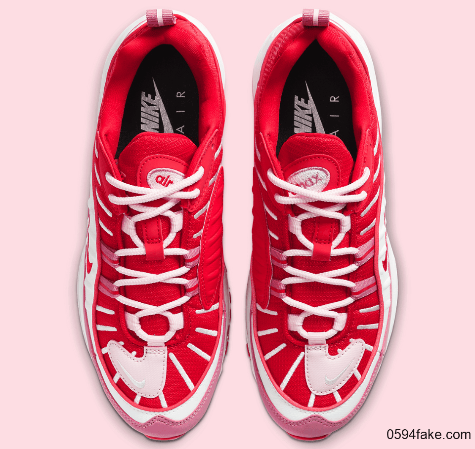 Nike Air Max 98情人节配色即将登场！ 货号：CI3709-600