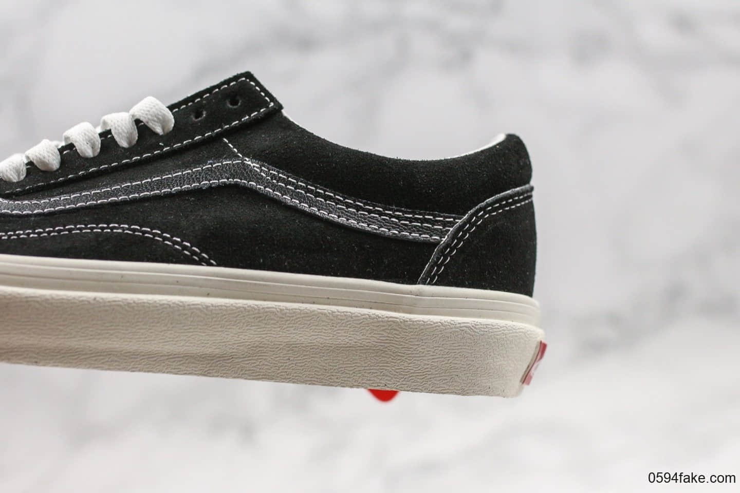 万斯Vans Old Skool公司级版本经典OS麂皮系列炭黑原盒原标INS爆款原档案数据开发