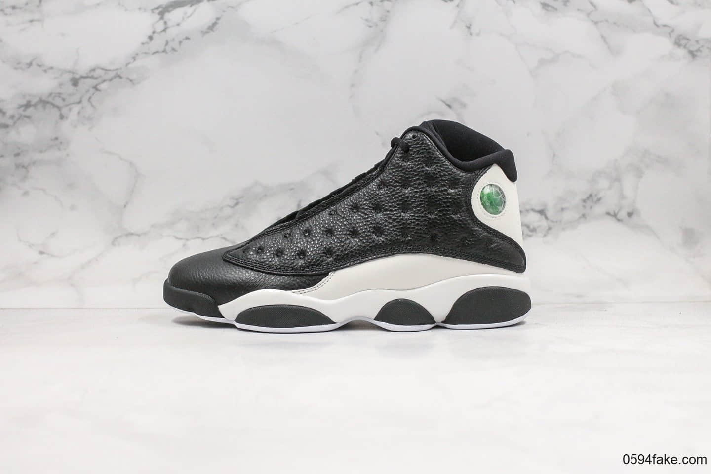 乔丹Air Jordan 13 Reverse He Got Game纯原版本反转熊猫爱与尊重AJ13黑白内置碳板3D猫眼全息 货号：414571-061