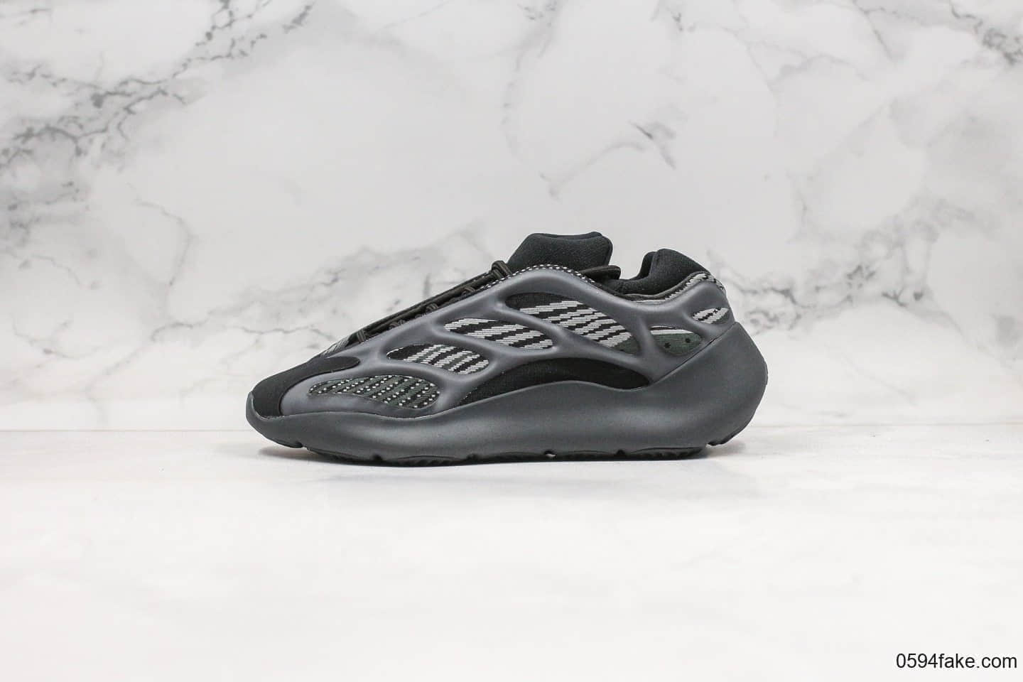 阿迪达斯Adidas Yeezy 700 V3 Azael纯原版本椰子700V3黑色骨架夜光老爹鞋原厂Boost缓震大底原档案数据开发 货号:H67799
