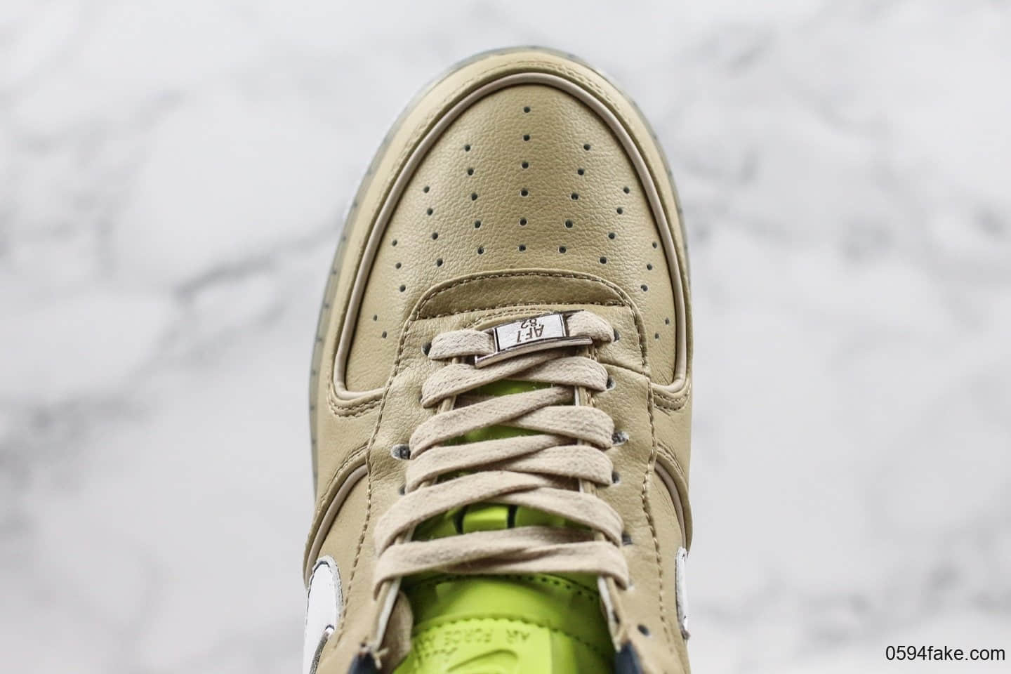 耐克NIKE AIR FORCE 1 SPRM MCO 10 07纯原版本AF1空军一号卡其色25周年限量版洛杉矶配色内置可视气垫原楦头纸板打造 货号：316666-201