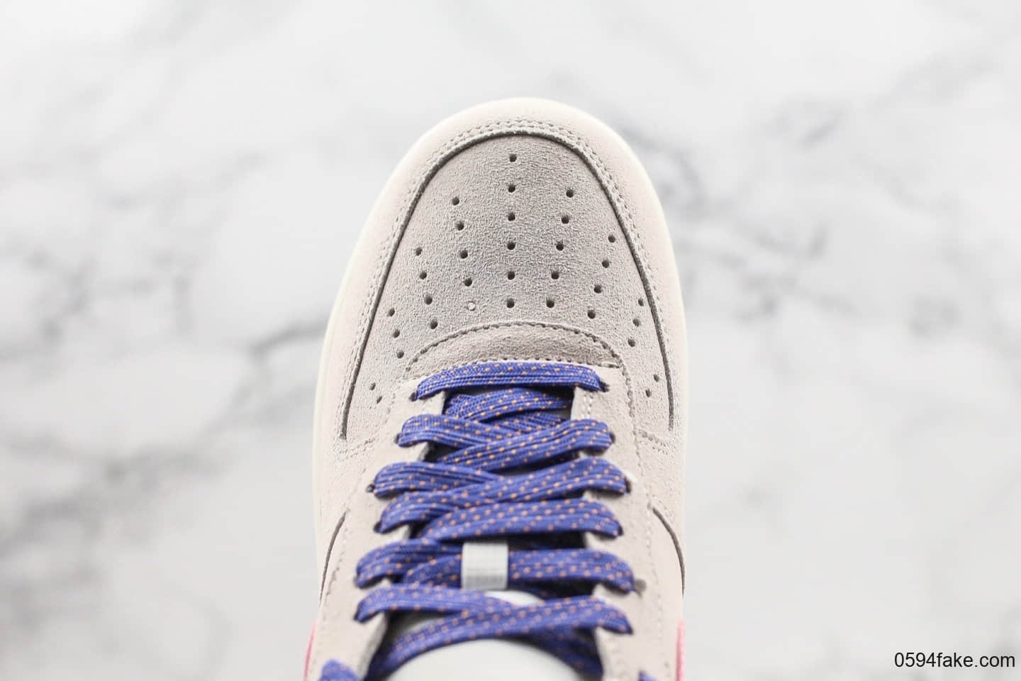 耐克NIKE AIR FORCE 1 LOW RELEASING WITH ACG VIBES纯原版本登山者联名款空军一号米白灰粉紫配色内置全掌气垫防撕裂网格尼龙布 货号：CU3007-061