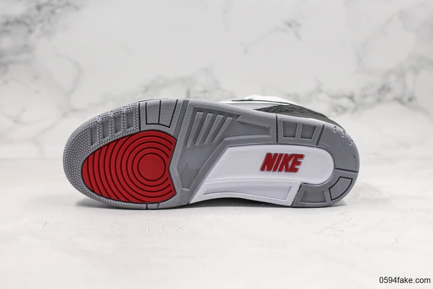 乔丹AIR JORDAN 3 Tinker NRG纯原版本手稿配色AJ3黑勾白水泥内置气垫完美鞋型正确卡色 货号：AQ3835-160