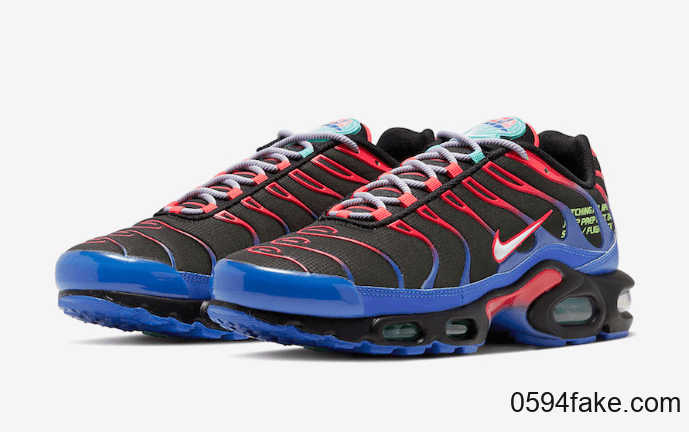 Nike复古跑鞋Air Max Plus新配色曝光！红蓝渐变吸睛度up！ 货号：CV7541-001