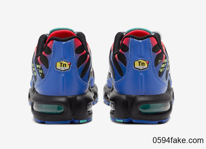 Nike复古跑鞋Air Max Plus新配色曝光！红蓝渐变吸睛度up！ 货号：CV7541-001